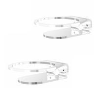 Cozycase Supporto da parete Compatibile con Dot 5/ 4a & Homepod Mini, accessori per mensole in acrilico per cucina, camera da letto, bagno, 2-Pack