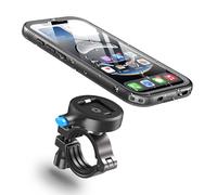 Cozycase Supporto Telefono Bici Moto Per iPhone 16e Impermeabile - Metallo/Alluminio Porta Cellulare/Navigatore Manubrio Mtb/Bicicletta Monopattino Elettrico Ebike Scooter Mountain Bike Waterproof