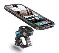 Cozycase Supporto Telefono Bici Moto per iPhone 17 PRO Max Impermeabile - Metallo/Alluminio Porta Cellulare Navigatore Manubrio MTB Bicicletta Monopattino Elettrico Scooter Mountain Bike Waterproof