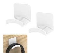 Cozycase Universale Supporto Cuffie Poggia Reggi cuffie con Adesivo, Supporto da Parete per la maggior parte delle cuffie e del controller, TPU Stand porta Appendi Cuffie Scrivania, 2 pezzi