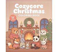 Cozycore Christmas Coloring Book (Tascabile) Chartwell Coloring Books