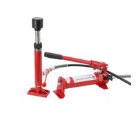 Cozyel Kit di Martinetto Idraulico da 4 Tonnellate con Martinetto Idraulico e Separatore 1/2T, Pompa Manuale ad Alta Efficienza, Robusta Valigetta HDPE, Perfetto per Riparazioni Auto e Cantieri