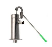 Cozyel pompa acqua manuale in acciaio 202, stabile e durevole, leva ergonomica e pompa da 10 m, pompa per pozzo per giardino, fontane, campeggi, pozzi e zone isolate