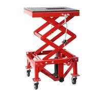 Cozyel Ponte Sollevatore Moto con capacità 350 kg, Sollevamento da 350 a 905 mm, Cavalletto Idraulico Alzamoto per Moto da Cross, Stabilità e Sicurezza Garantita