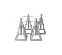 Cozyel Set di 4 cavalletti di Sostegno per Camper e Auto, capacità di carico Fino a 3600 kg, Altezza Regolabile da 28 a 44 cm, cavalletti per Auto per Parcheggio Sicuro in Garage e Officina