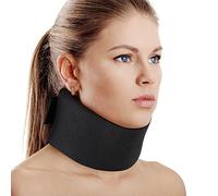 Cozyhealth Supporto cervicale in morbida schiuma, collo universale, supporto cervicale regolabile per dormire, allevia il dolore al collo e la pressione della colonna vertebrale (nero, collo profondo