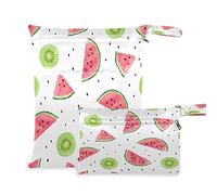 COZYhome - Sacchetti per pannolini per frutta, anguria, kiwi, pannolino, impermeabile, lavabile, con tasca per viaggi, campeggio, spiaggia