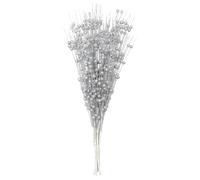 Cozylkx 12 Steli di Bacche Artificiali Glitterati, 38 Cm, Bacche Finte Decorative, Rametti, Bastoncini di Perline Scintillanti per Ghirlande di Natale, Riempitivi per Vasi, Decorazioni per La Casa