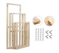 Cozylkx Cornici per Quadri in Legno Grezzo, Larghezza 160cm Altezza 50cm, Barre di Legno per Telai, Dipinti a Olio, Stampe di Poster