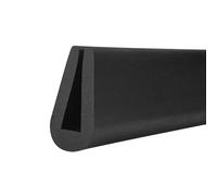 Cozylkx Protezione per Bordi a U 5 Metri - Profilo in Gomma 7x15 Mm Senza Colla, Universale per Lamiera, Vetro, Legno, Angoli Del Tavolo, Adatto a Spessori Di 3 Mm