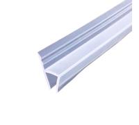 Cozylkx Striscia di Guarnizione a Forma di H tra Le Porte, Striscia di Guarnizione per Porta Antivento per Vetro da 10 Mm - Copre Fino a 10 mm di Spazio