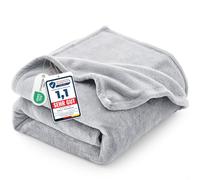 CozyLux Coperta Pile 150x200 cm, Plaid Divano Singolo in Flanella 260GSM per Donne, Regali di Compleanno per Mamma Lei, Decorazione per la Casa, OEKO-TEX 100, 150x200, Grigio chiaro