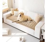 CozyPaws - Copridivano Cozy Paws, elegante, antiscivolo, morbido e confortevole, forte e antigraffio, lavabile in lavatrice, facile da pulire (marrone chiaro, 60 x 120 cm)
