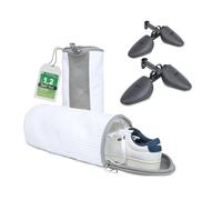COZYVIBE - Set 2 in 1: sacchetto per il lavaggio delle scarpe + tendiscarpe per lavatrice, scarpe, sacchetto per la biancheria, per uomo e donna, regalo per donne e uomini