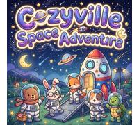 Cozyville Space Adventure: A Cozy Outer Space Coloring Book for Kids Ages 4-10