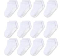 CozyWay Calzini antiscivolo per bambini con impugnature Calzini a taglio basso per neonati e maschi 12 paia 3-5 anni