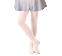 CozyWow - Collant da balletto per ragazze, collant ultra morbidi per bambini, elastici, collant da danza, Colore: rosa., 4-6 Jahre