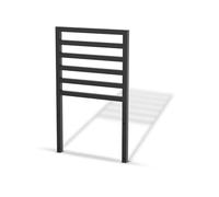 Cozze® Back Grid 52 per Cucine da Esterno - Pannello Posteriore Compatto per Appendere Accessori, Compatibile Elements, Alluminio Verniciato a Polvere, Nero Opaco, Portata Max 30 kg
