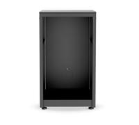 cozze® Elements Modulo 52 cm per integrare Frigorifero, Acciaio zincato Verniciato a Polvere, Piano HPL 15 mm, Nero Opaco, Frigorifero Non Incluso