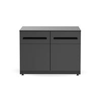 cozze® Modulo Basso per Cucina da Esterno - Mobile Universale per Barbecue - Acciaio zincato con Piano di Lavoro Resistente al Calore - 68x90x60 cm