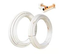 Cozzolinobrico kit tubi rame per climatizzatore coppia 10 mt da 1/4 10 mt da 3/8 totale 20 mt