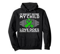 CP Cerebral Palsy Awareness for Parents CP Awareness Dad Mom Felpa con Cappuccio