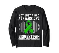 CP Dad Cerebral Palsy Awareness for Dad Father CP Awareness Maglia a Manica