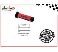 CP. MANOPOLE DOMINO TURISMO APERTE PER MOTO MAXISCOOTER ROSSA/NERA 120MM 22/24