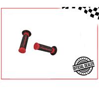 CP. MANOPOLE PROGRIP 732-149 DOPPIA DENSITA' rosso /Nero S/ Foro PER SCOOTER