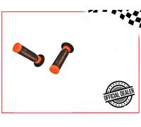 CP. MANOPOLE PROGRIP 732-296 DOPPIA DENSITA' Arancio F./Nero S/ Foro PER SCOOTER