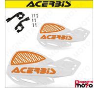 CP. PARAMANI CROSS ACERBIS MX UNIKO VENTED BIANCO ARANCIONE + KIT MONTAGGIO