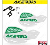 CP. PARAMANI CROSS ACERBIS MX UNIKO VENTED UNIVERS. BIANCO VERDE + KIT MONTAGGIO
