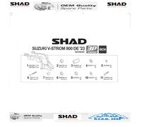 CP STAFFE SHAD PER VALIGE LATERALI SUZUKI V-STROM 800 SE/DE/TECH 2023 2024 2025