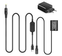 CP-W235 Adattatore USB-C Cavo di alimentazione Kit accoppiatore CC, batteria di ricambio NP-W235 per Fujifilm X-T4, VG-XT4