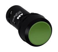 CP1-10G-10 | 1SFA619100R1012 | CP1-10G-10 | ABB COMPACT PUSHBUTTON, GREEN, 1NO, FLUSH, PLASTIC, MOMENTARY, NON-ILLUMINATED, BLACK PLASTIC