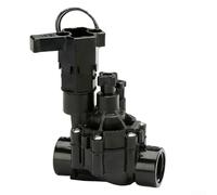 CP100 Valvola irrigatrice automatica in linea, 1 confezione da 1 solenoide ad azione diretta per irrigazione del prato e paesaggistica, corpo in plastica, design a flusso inverso installazione