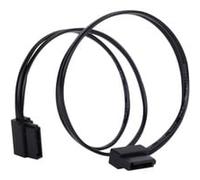 SilverStone SST-CP11-300 - Cavo SATA III 6 Gbps ultra sottile, laterial 90° angled, connettori profilo ultra sottile, 30cm