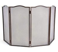 LINEA TRENTO CRUCCOLINI PARASCINTILLE 4 ante cm. 100 in ferro battuto per camino