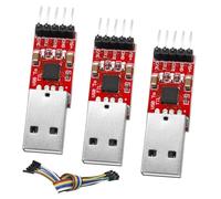 CP2102 Modulo da USB a Seriale RUIZHI 3 pezzi CP2102 Convertitore da USB a TTL con ponticello Convertitore seriale per 3,3V e 5V compatibile con Arduino e STC Download