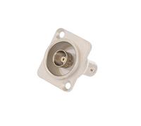 CP30124 Frizione presa BNC, isolato su entrambi i lati 75Ω argento 19x24mm CLIFF