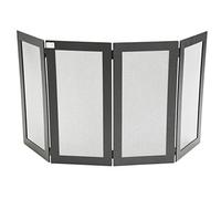 CP504 MONZA-PARASCINTILLE IN FERRO BATTUTO PER CAMINO CM 100X50-4 PANNELLI CRUCCOLINI