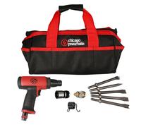 CP7160K - Kit - Martello pneumatico corto da 10,2 mm, gambo rotondo, vibrazioni basse, corsa 67 mm, diametro foro 19 mm - 3500 colpi al minuto