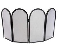 CP81 ARCHI- PARASCINTILLE IN FERRO BATTUTO PER CAMINO CM 100-4 PANNELLI CRUCCOLINI