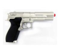 Cpa Toy Pistola Della Polizia 8 Colpi Argento