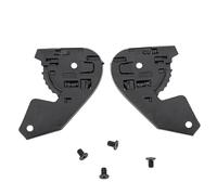 CPAOWEHF 1 paio di caschi moto vena piastra base ingranaggi con viti scudo viso visiere base facile installazione caschi accessori caschi ricambi base parti parti