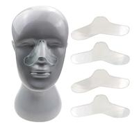 CPAP CEP CAMS, cuscinetti nasali da 5 pc per gel silicone in silicone cpap al naso morbido ridotto i segni rossi del naso per la protezione del viso, protezione del naso CPAP