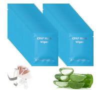 CPAP Panni per la pulizia maschere, 50 pezzi panni per maschera con salviettine umidificate in aloe vera, CPAP Wipe, pulizia rapida della maschera CPAP
