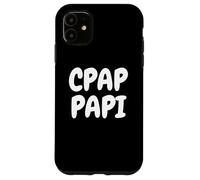CPAP Papi Funny Sleep Apnea Breathing Machine Design for Men Custodia per iPhone 11