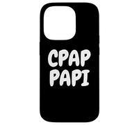CPAP Papi Funny Sleep Apnea Breathing Machine Design for Men Custodia per iPhone 14 Pro