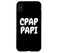 CPAP Papi Funny Sleep Apnea Breathing Machine Design for Men Custodia per iPhone XS Max